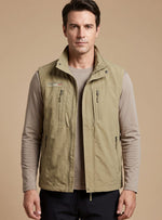 Moritz Sleeveless Breathable Zip Cargo Vest