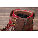 Maximilian Classic Oxford Leather Lace-Up Boots