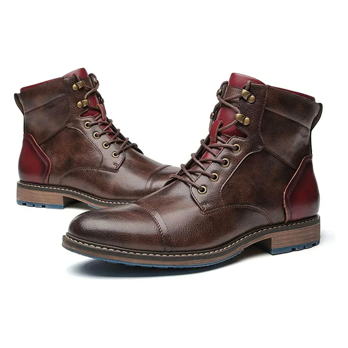 Maximilian Classic Oxford Leather Lace-Up Boots