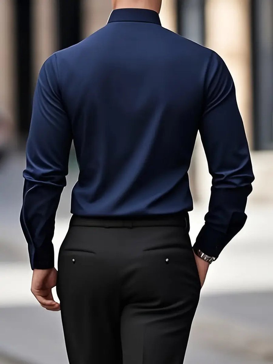 Stefan Slim-Fit Wrinkle-Free Business Shirt