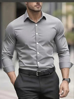 Stefan Slim-Fit Wrinkle-Free Business Shirt