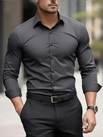 Stefan Slim-Fit Wrinkle-Free Business Shirt