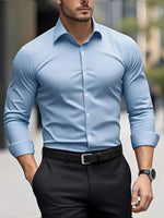 Stefan Slim-Fit Wrinkle-Free Business Shirt