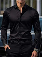 Stefan Slim-Fit Wrinkle-Free Business Shirt