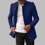 Matthias Slim-Fit Wool Coat with Elegant Stand Collar