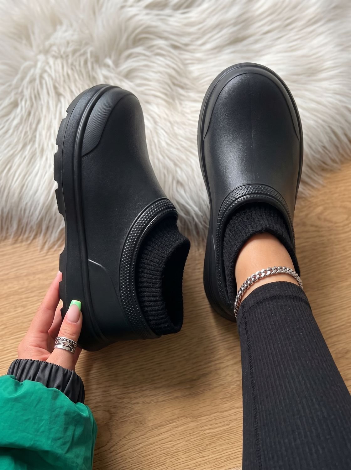 Andreas Slip-On Knit Platform Sneakers