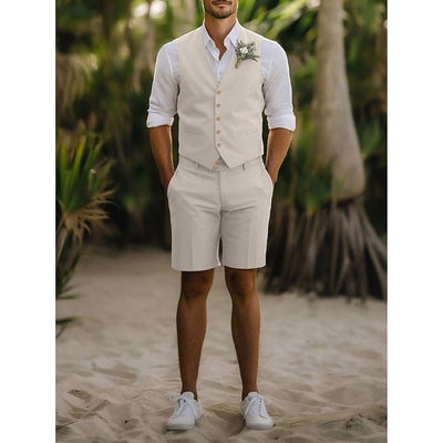 Stefan Two-Piece Vest and Shorts Set
