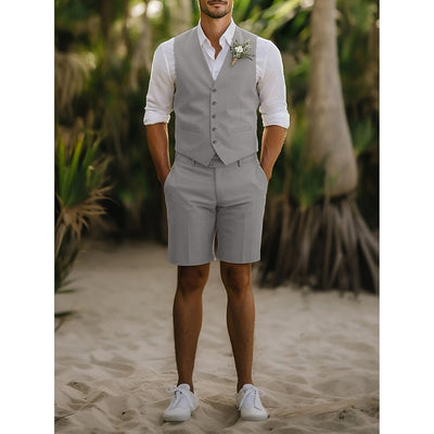 Stefan Two-Piece Vest and Shorts Set