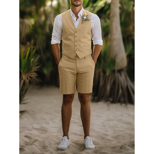 Stefan Two-Piece Vest and Shorts Set