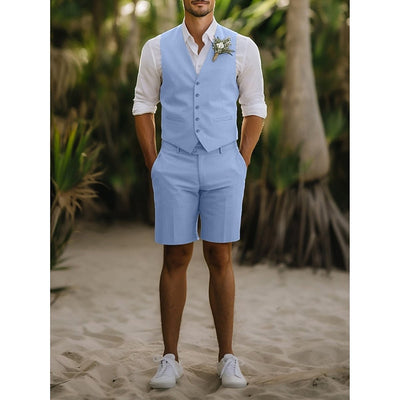 Stefan Two-Piece Vest and Shorts Set