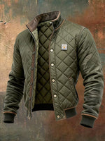 Sebastian Quilted Wrinkle-Resistant Bomber Jacket