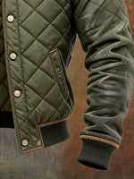 Sebastian Quilted Wrinkle-Resistant Bomber Jacket