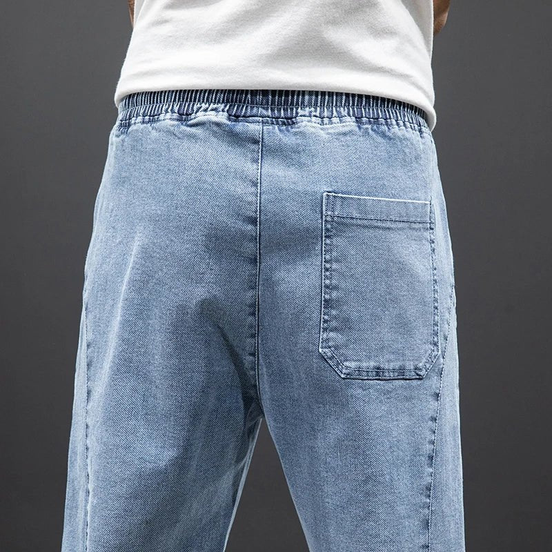 Christian Stretch Denim Jogger Pants