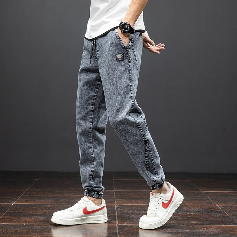 Christian Stretch Denim Jogger Pants