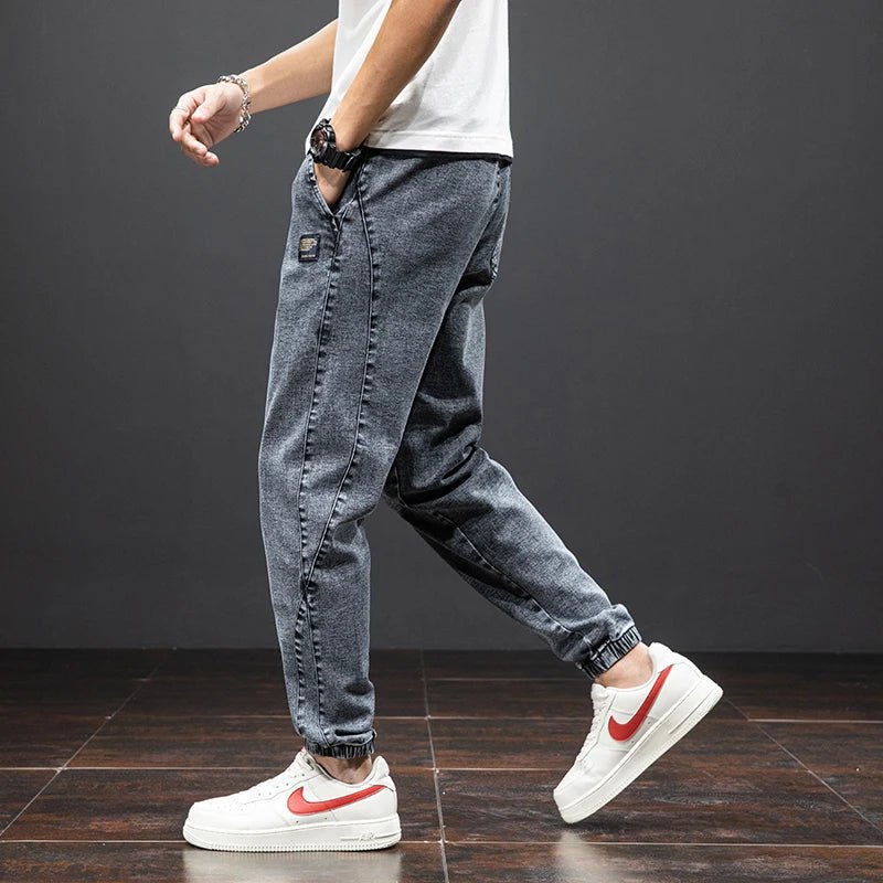 Christian Stretch Denim Jogger Pants