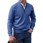 Elias Regular Fit Quarter-Zip Sweater