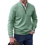 Elias Regular Fit Quarter-Zip Sweater