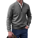 Elias Regular Fit Quarter-Zip Sweater