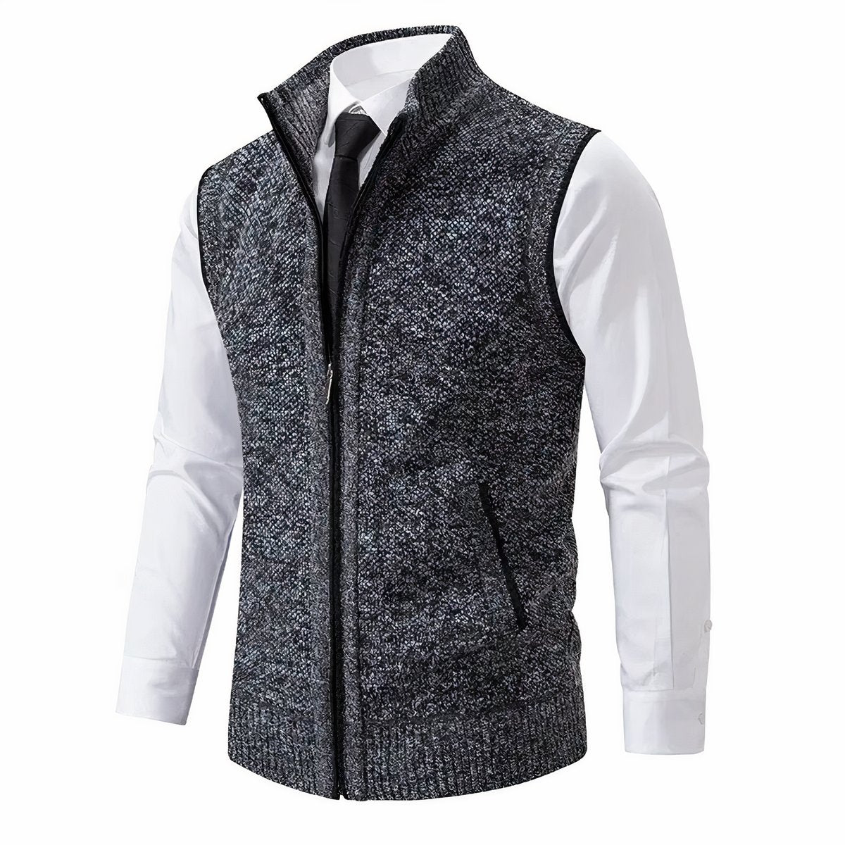 Elias Sleeveless Zip Fleece Cardigan