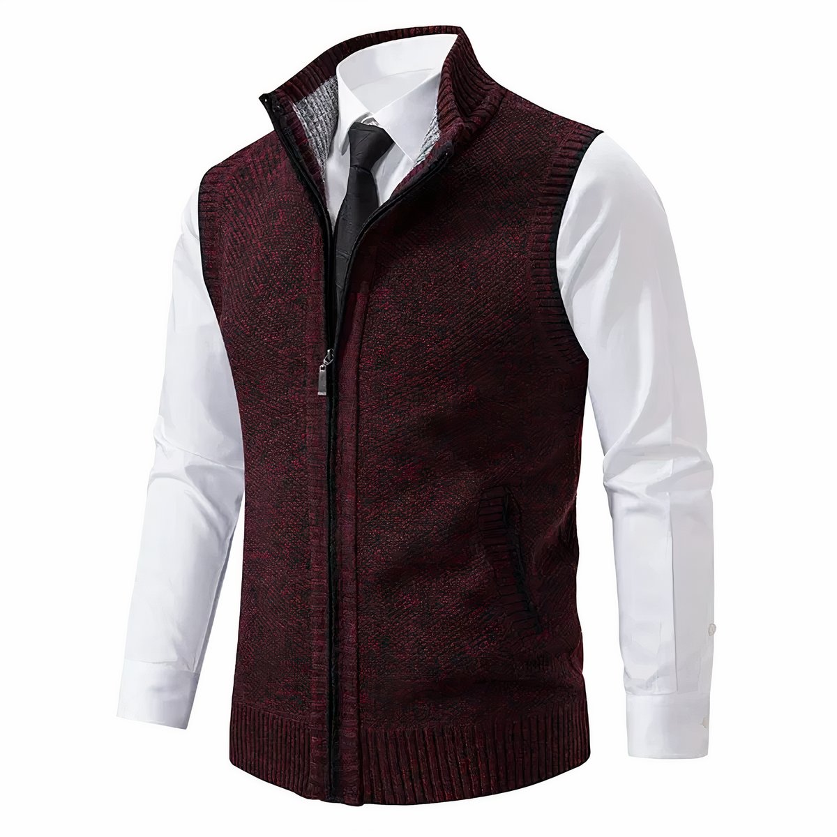 Elias Sleeveless Zip Fleece Cardigan
