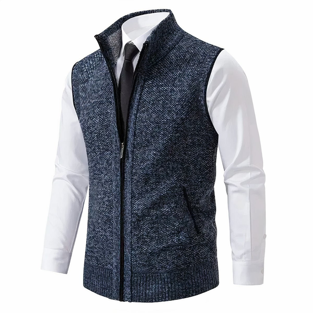 Elias Sleeveless Zip Fleece Cardigan