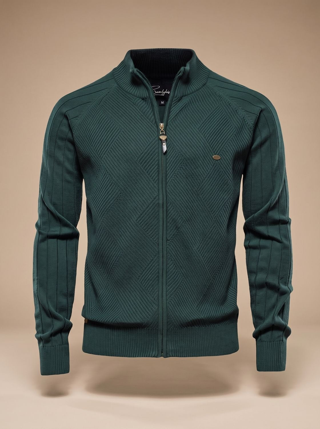 Leon Slim-Fit Zip Cardigan
