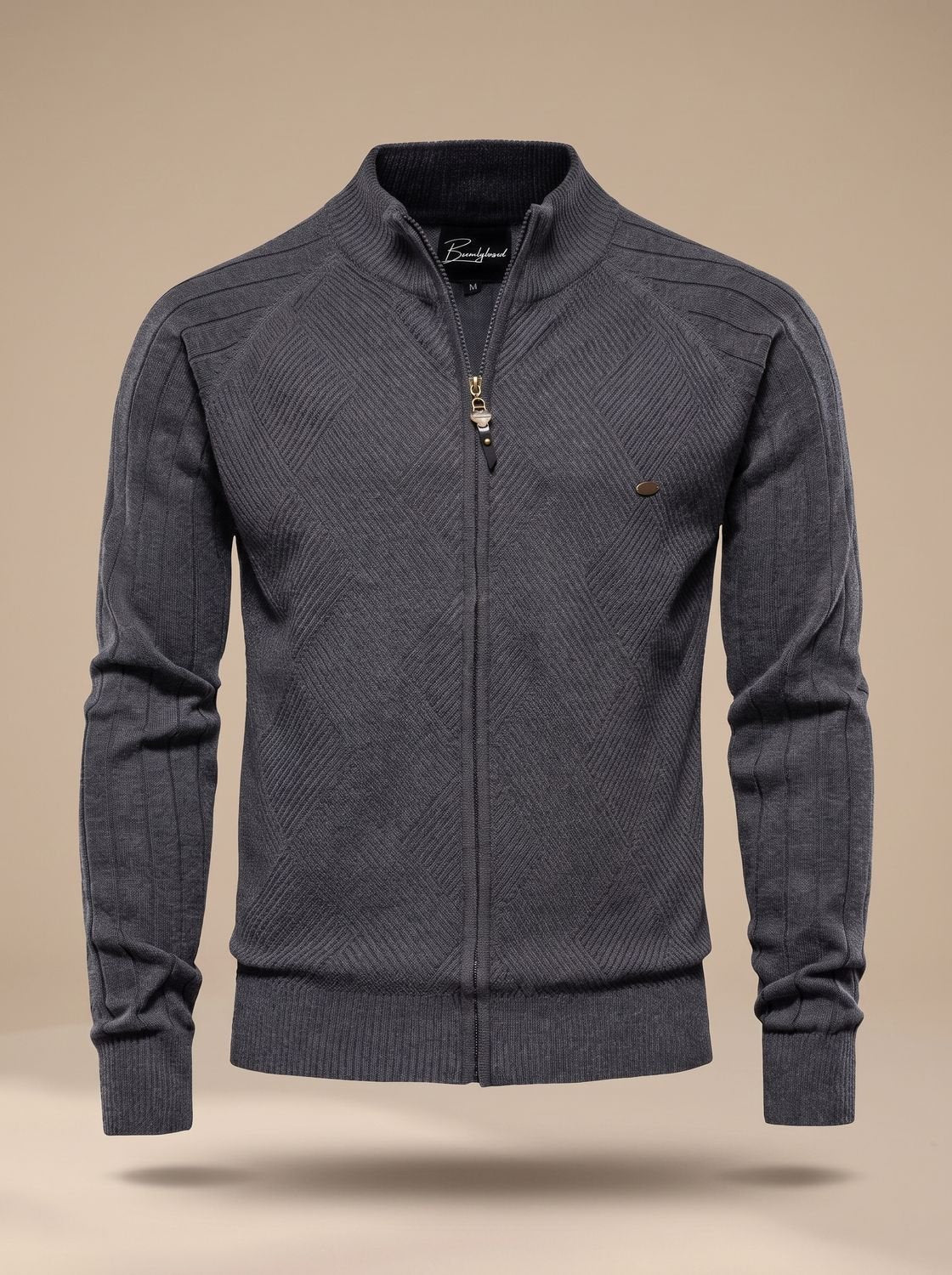 Leon Slim-Fit Zip Cardigan