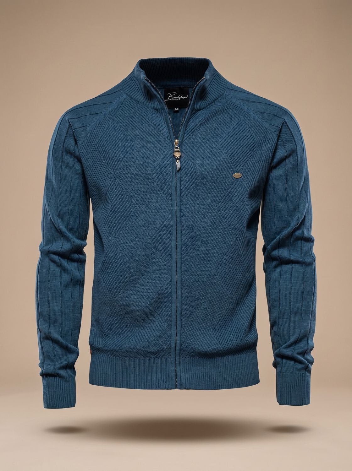 Leon Slim-Fit Zip Cardigan