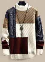 Stefan Colorblock Chunky Knit Cardigan