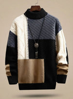 Stefan Colorblock Chunky Knit Cardigan