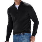 Dominik Regular Fit Half-Zip Knit Sweater