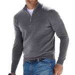 Dominik Regular Fit Half-Zip Knit Sweater