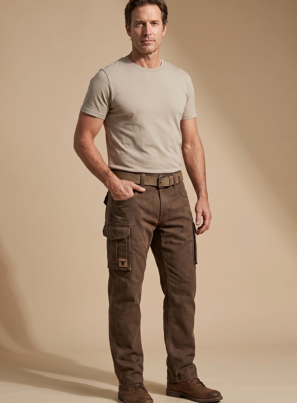 Simon Straight-Leg Insulated Utility Cargo Pants