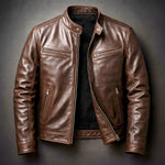 Maximilian Vintage Genuine Leather Biker Jacket