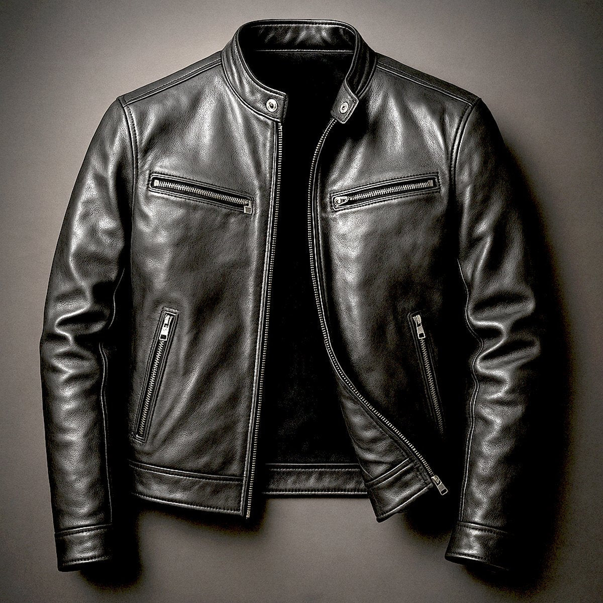 Maximilian Vintage Genuine Leather Biker Jacket