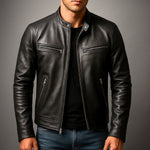 Maximilian Vintage Genuine Leather Biker Jacket
