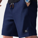 Niklas Waffle-Knit Relaxed-Fit Drawstring Shorts
