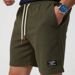Niklas Waffle-Knit Relaxed-Fit Drawstring Shorts