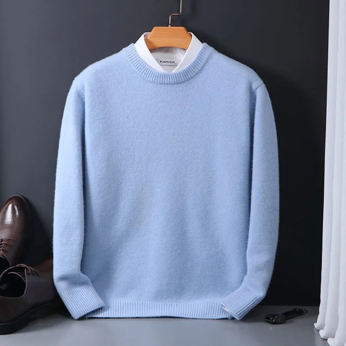 Matthias Soft Mohair Crewneck Sweater