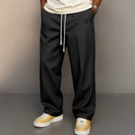 Sebastian Modern Wide-Leg Drawstring Pants