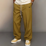 Sebastian Modern Wide-Leg Drawstring Pants