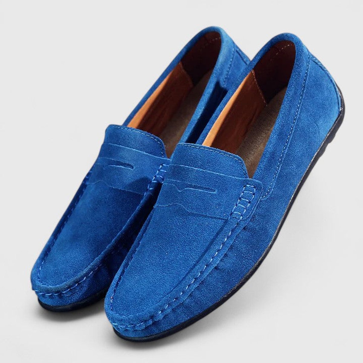 Florian Suede Penny Loafers