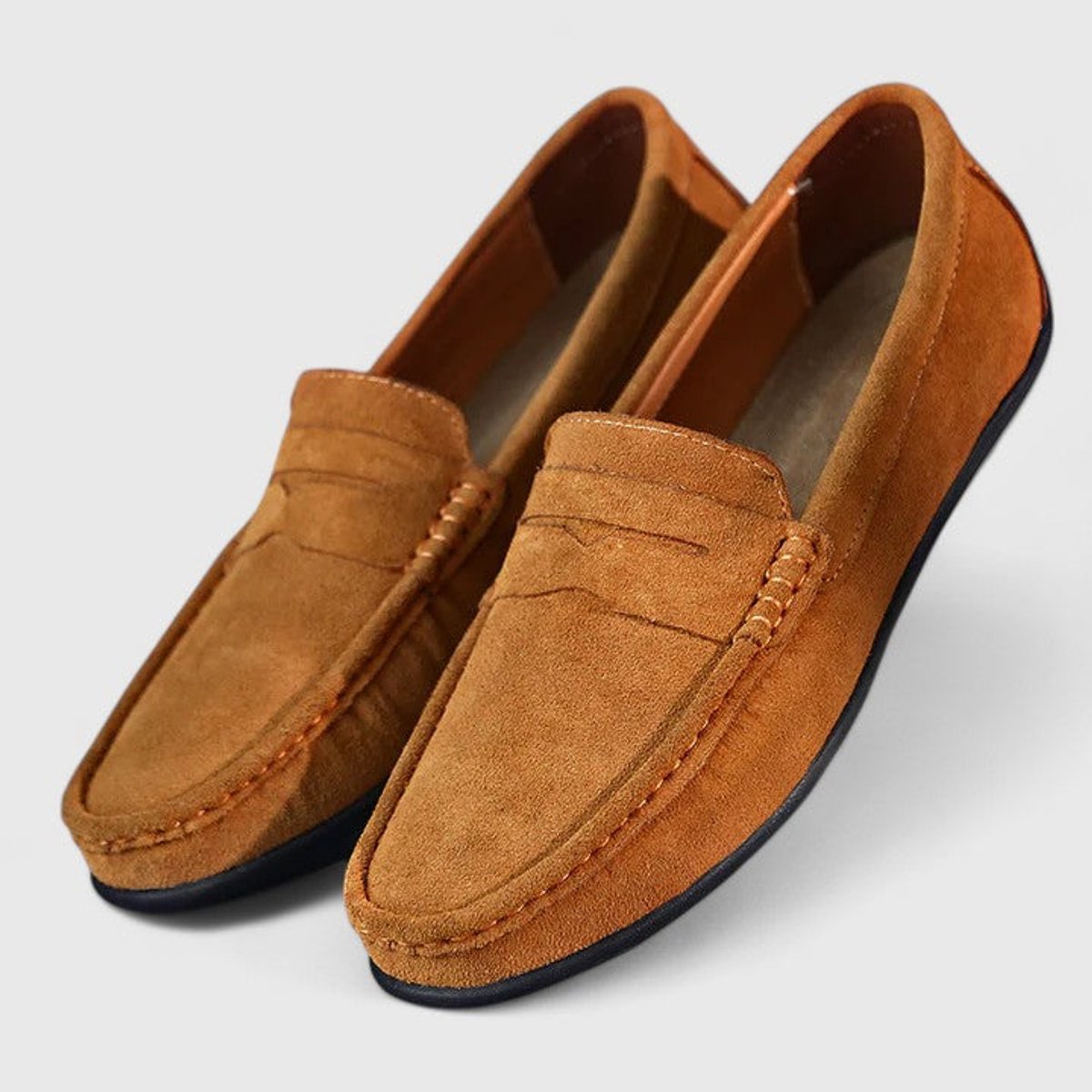 Florian Suede Penny Loafers