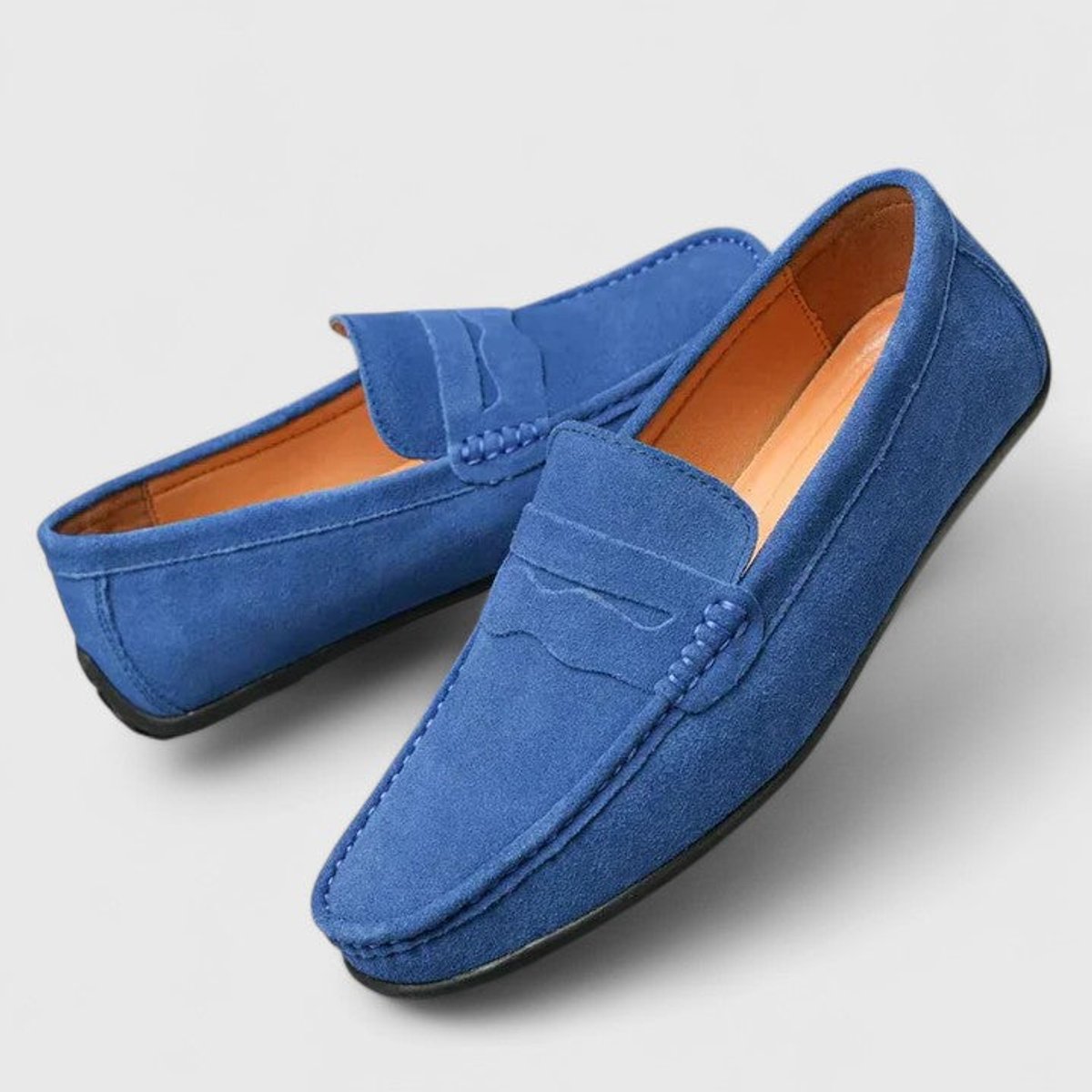 Florian Suede Penny Loafers
