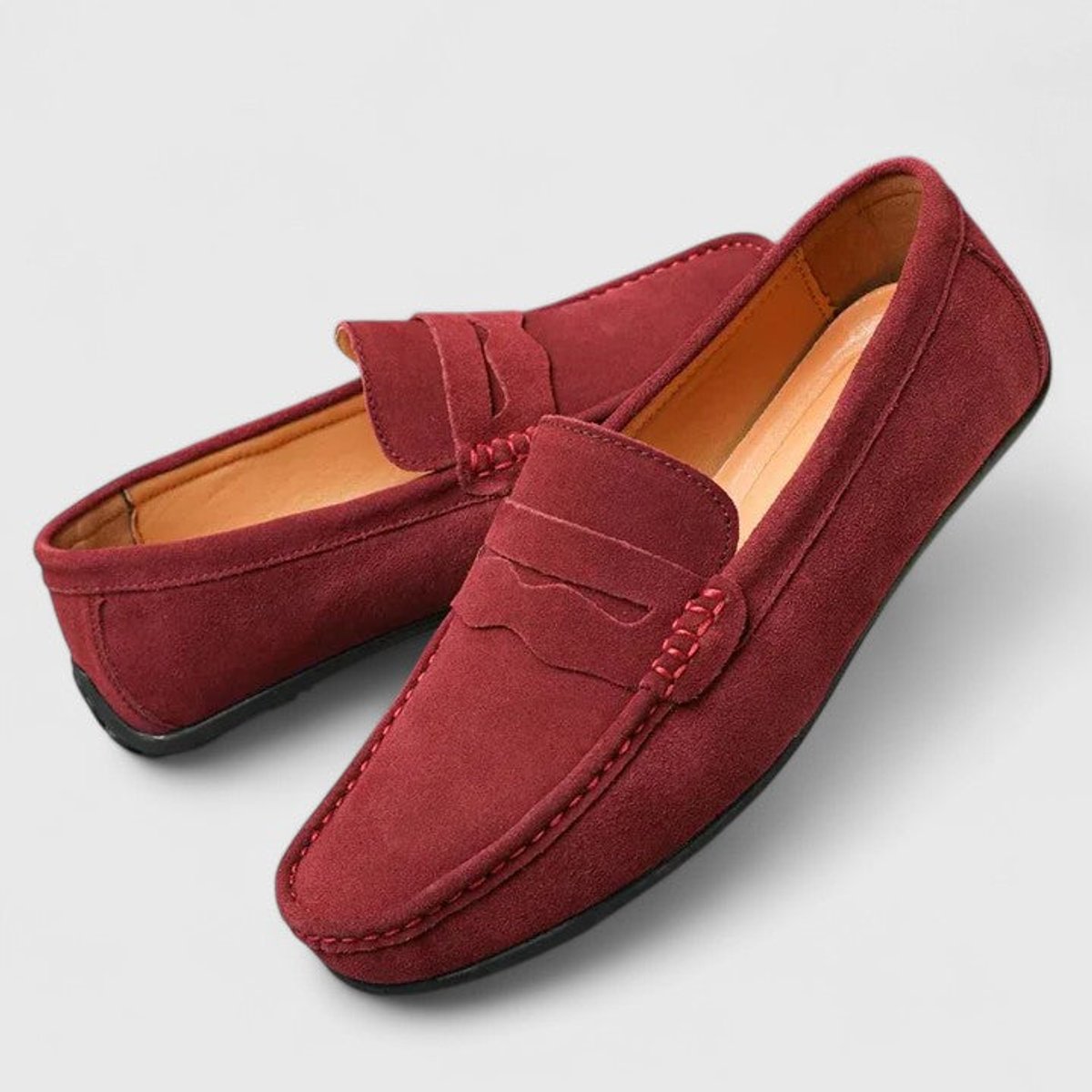 Florian Suede Penny Loafers