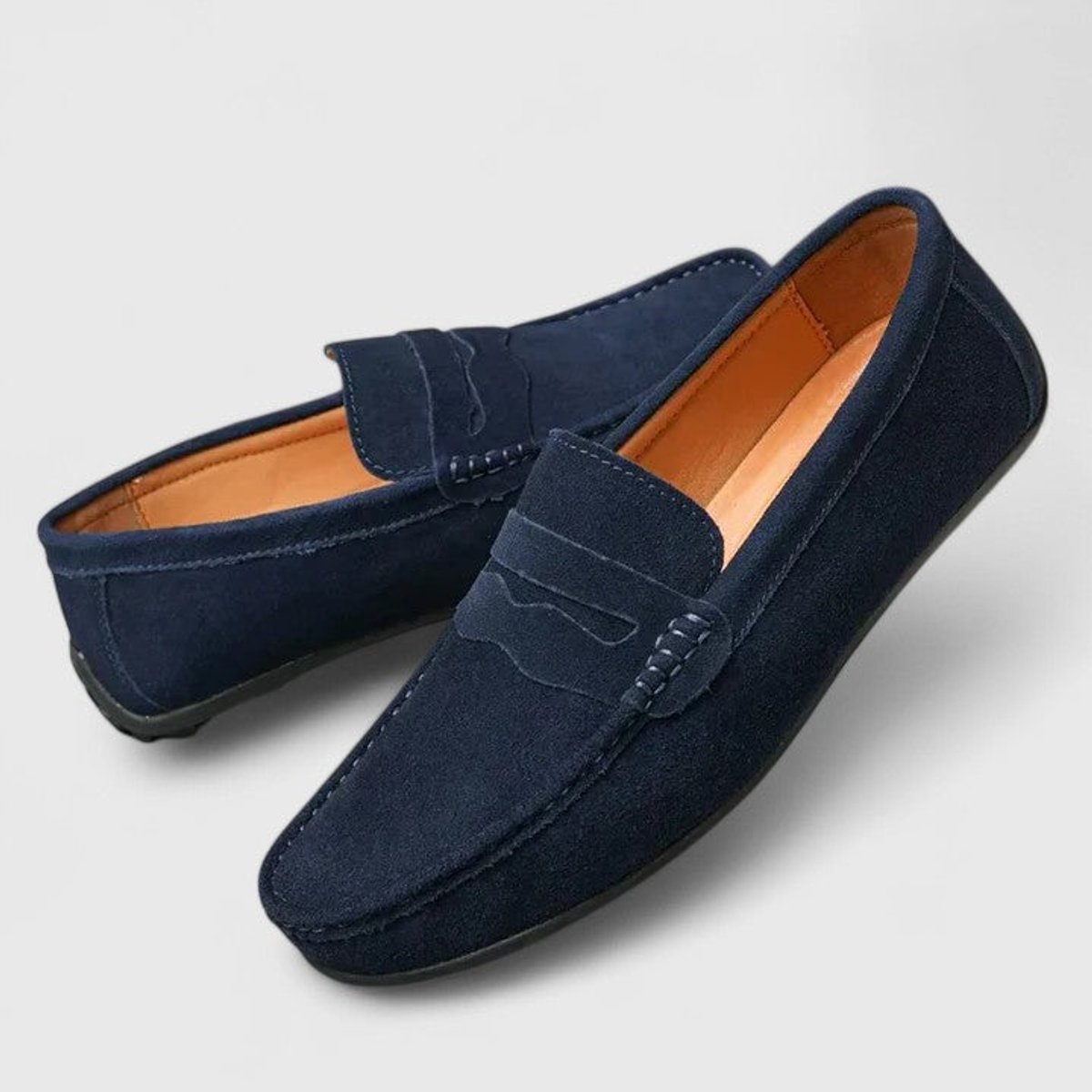 Florian Suede Penny Loafers