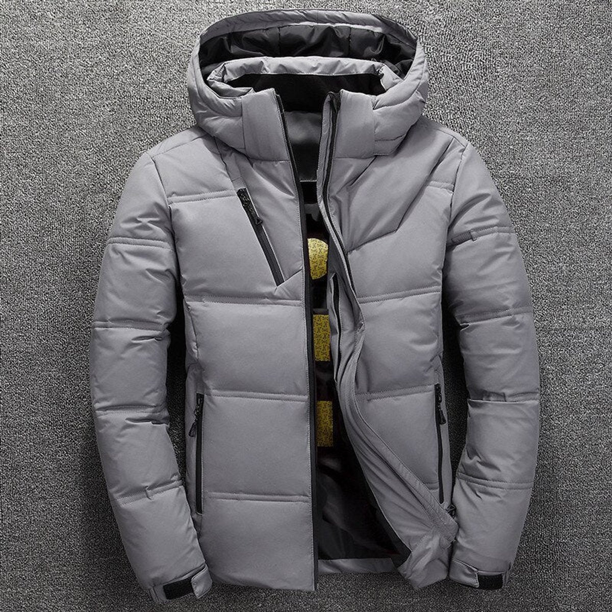 Florian Lined Hooded Puffer Jacket with Removable Hood