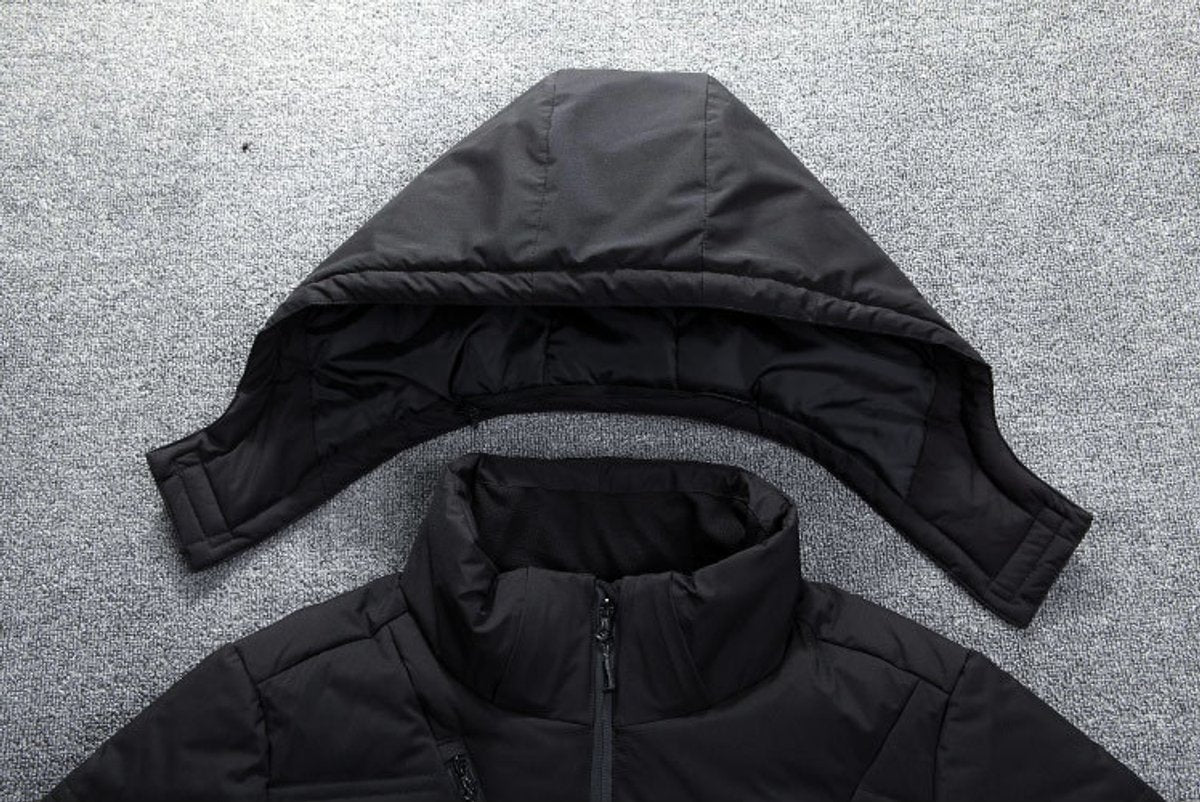 Florian Lined Hooded Puffer Jacket with Removable Hood