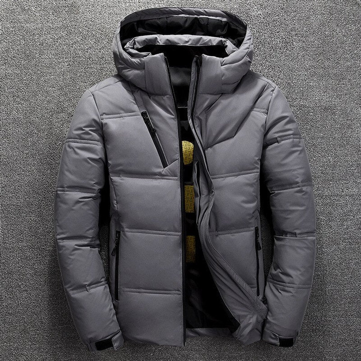 Florian Lined Hooded Puffer Jacket with Removable Hood