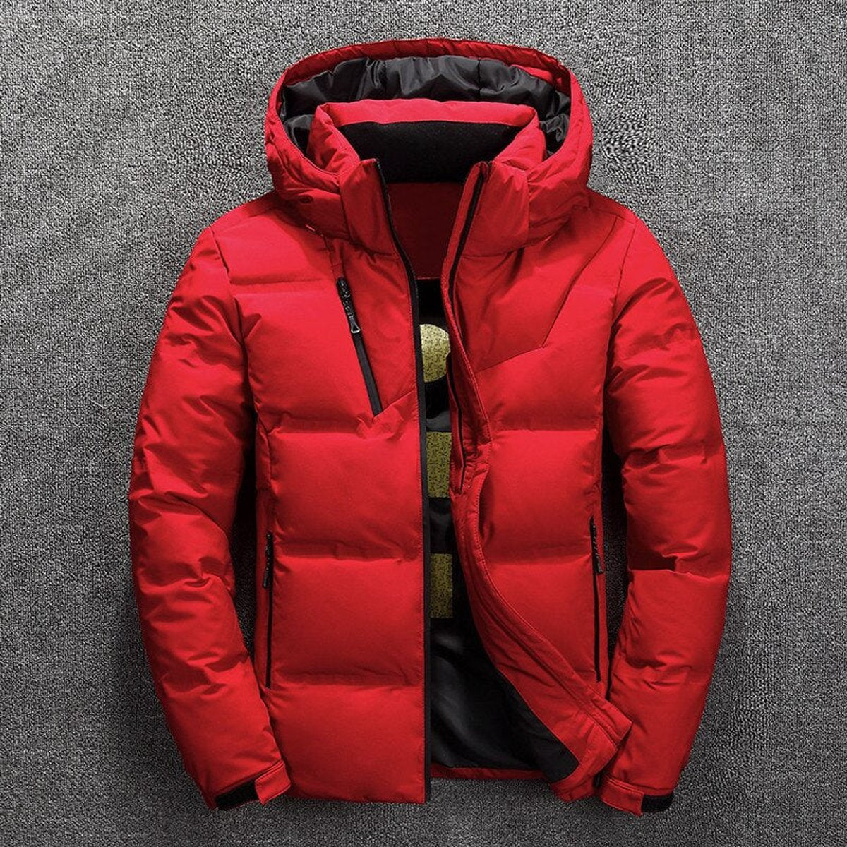 Florian Lined Hooded Puffer Jacket with Removable Hood